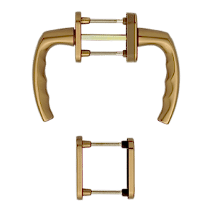 Hoppe atlanta aluminyum bronz renk kapı kolu
