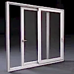 Basit Sürme Klasik Sürme Pvc Pencere ve Kapı