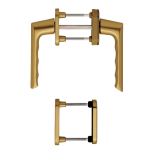 Hoppe brest aluminyum bronz renk kapı kolu