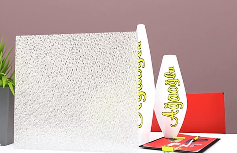 Crystal Dekoratif Buzlu Cam