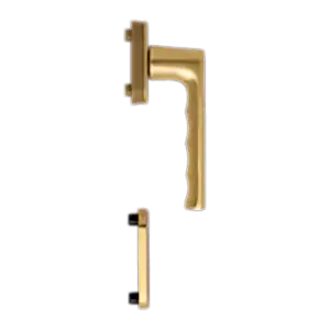 Hoppe hamburg aluminyum bronz renk kapı kolu