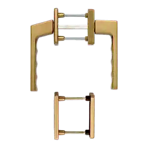 Hoppe toulon aluminyum bronz renk kapı kolu