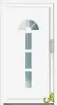 Flat PVC kapı paneli Agaoglu Egepen Deceuninck Gealan PVC pencere kapi sistemleri