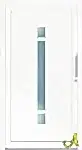 Flat PVC kapı paneli Agaoglu Egepen Deceuninck Gealan PVC pencere kapi sistemleri