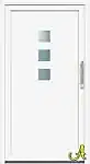 Flat PVC kapı paneli Agaoglu Egepen Deceuninck Gealan PVC pencere kapi sistemleri