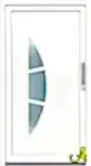 Flat PVC kapı paneli Agaoglu Egepen Deceuninck Gealan PVC pencere kapi sistemleri