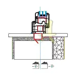 İngiltere england en disa acilir pencere montaj profili Agaoglu Egepen Deceuninck Gealan PVC pencere kapi sistemleri