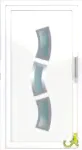 Inox PVC kapı paneli Agaoglu Egepen Deceuninck Gealan PVC pencere kapi sistemleri