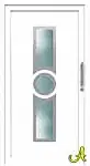 Inox PVC kapı paneli Agaoglu Egepen Deceuninck Gealan PVC pencere kapi sistemleri