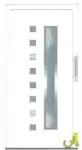 Inox PVC kapı paneli Agaoglu Egepen Deceuninck Gealan PVC pencere kapi sistemleri