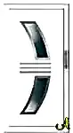 Modern PVC kapı paneli Agaoglu Egepen Deceuninck Gealan PVC pencere kapi sistemleri