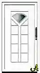 Modern PVC kapı paneli Agaoglu Egepen Deceuninck Gealan PVC pencere kapi sistemleri