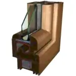 Noce canaletto Folyo Kaplama Agaoglu WinLIFE Gealan Pvc Pencere Kapi Sistemleri