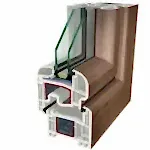 Siena pn noce Folyo Kaplama Agaoglu WinLIFE Gealan Pvc Pencere Kapi Sistemleri