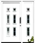 Thermo PVC kapı paneli Agaoglu egepen deceuninck gealan PVC pencere kapi sistemleri