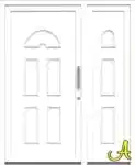 Thermo PVC kapı paneli Agaoglu egepen deceuninck gealan PVC pencere kapi sistemleri