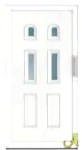 Thermo PVC kapı paneli Agaoglu egepen deceuninck gealan PVC pencere kapi sistemleri