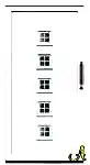 Thermo inox PVC kapı paneli Agaoglu egepen deceuninck gealan PVC pencere kapi sistemleri