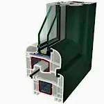 Verde Ral 6009 Folyo Kaplama Agaoglu WinLIFE Gealan Pvc Pencere Kapi Sistemleri